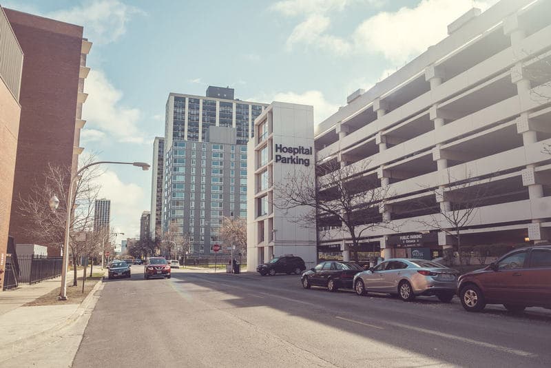 Weiss Memorial Self Park Garage