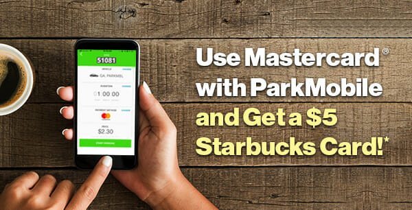ParkMobile & Mastercard Starbucks eGift Card