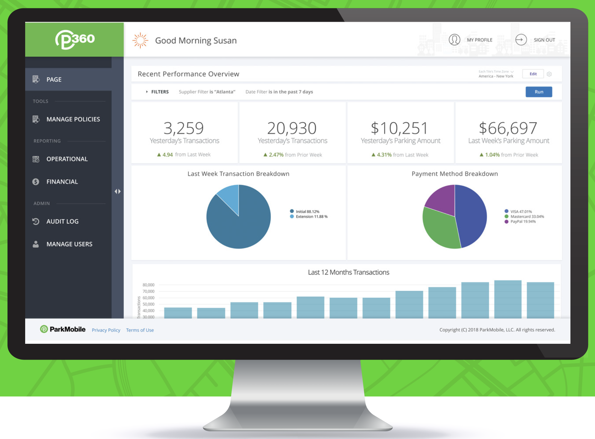 Parking Operation Reporting and Analytics Solution