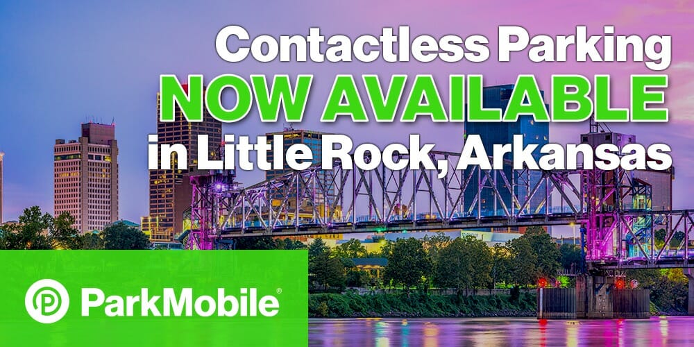 Contactless Parking in Little Rock, AK with ParkMobile