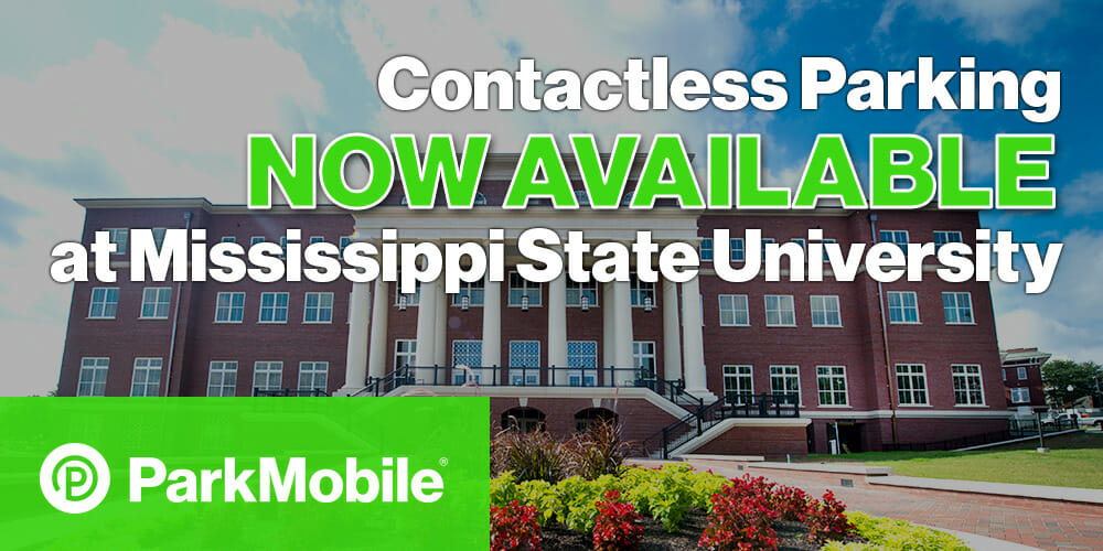 Mississippi State University Contactless Parking - ParkMobile