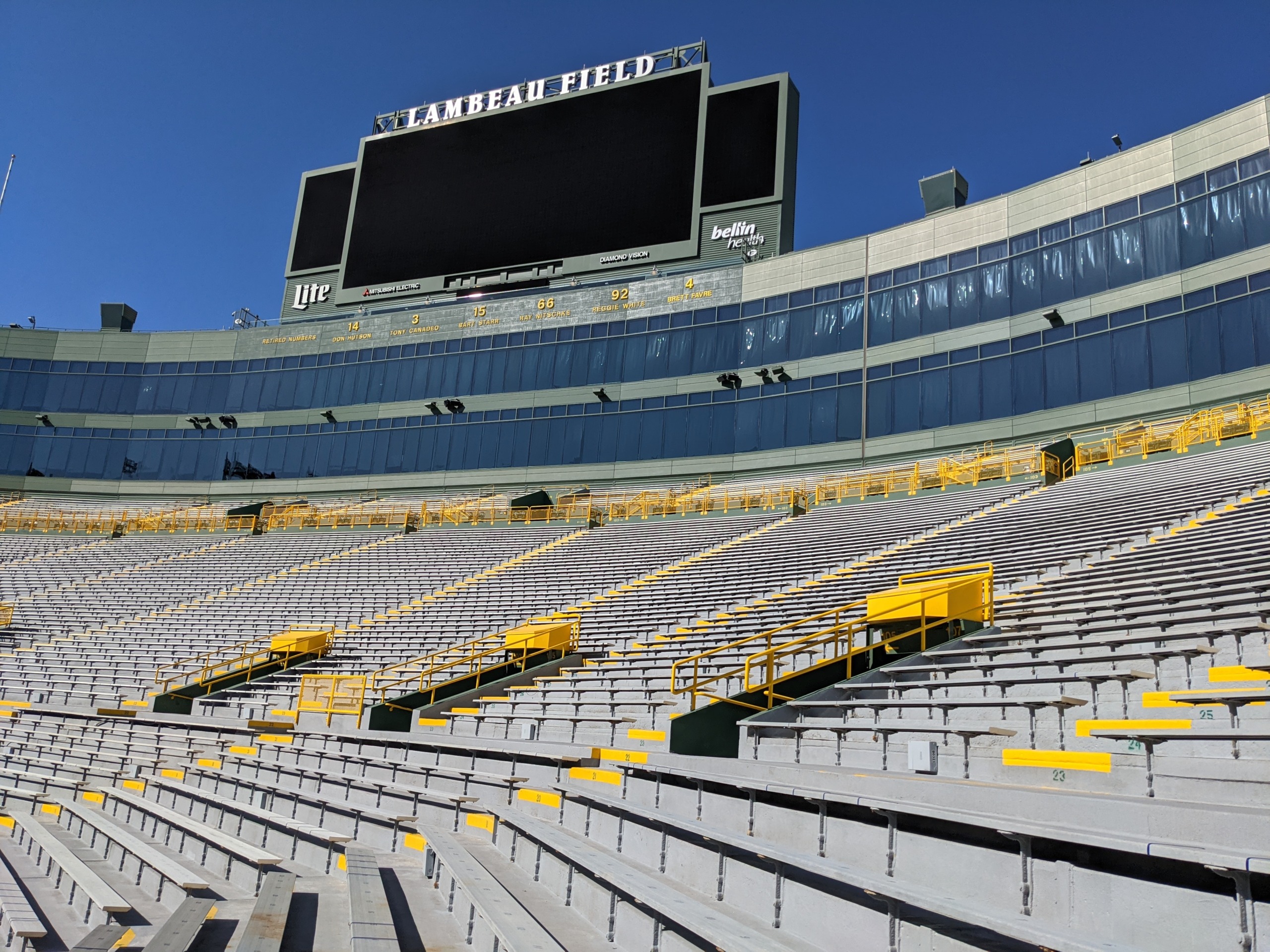 Lambeau Field Seating Chart View Elcho Table