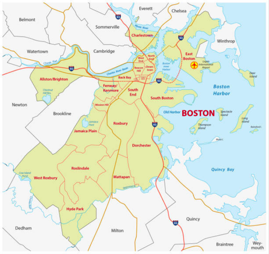 Boston Neighborhood Map
