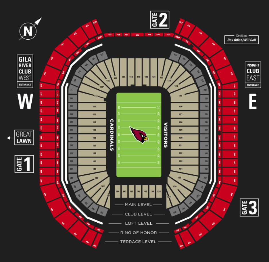 Visit State Farm Stadium in Glendale, Arizona