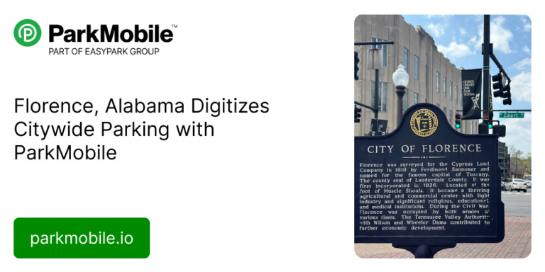 Florence, Alabama, Digitizes Citywide Parking With Parkmobile 